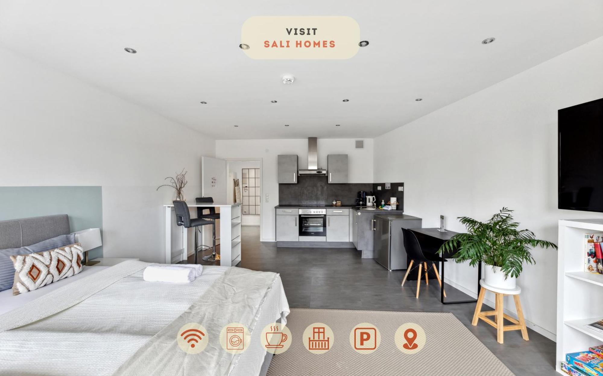 Sali Homes - Charming Studio Apartment In Heart Of Bayreuth With Balcony מראה חיצוני תמונה